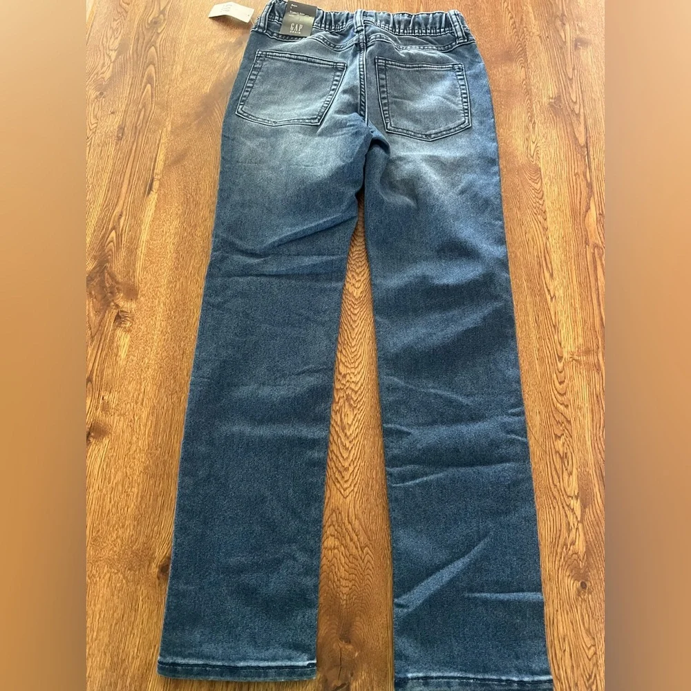 NWT Boys Gap Kids Pull-on stretch slim leg denim jeans in Boys size L